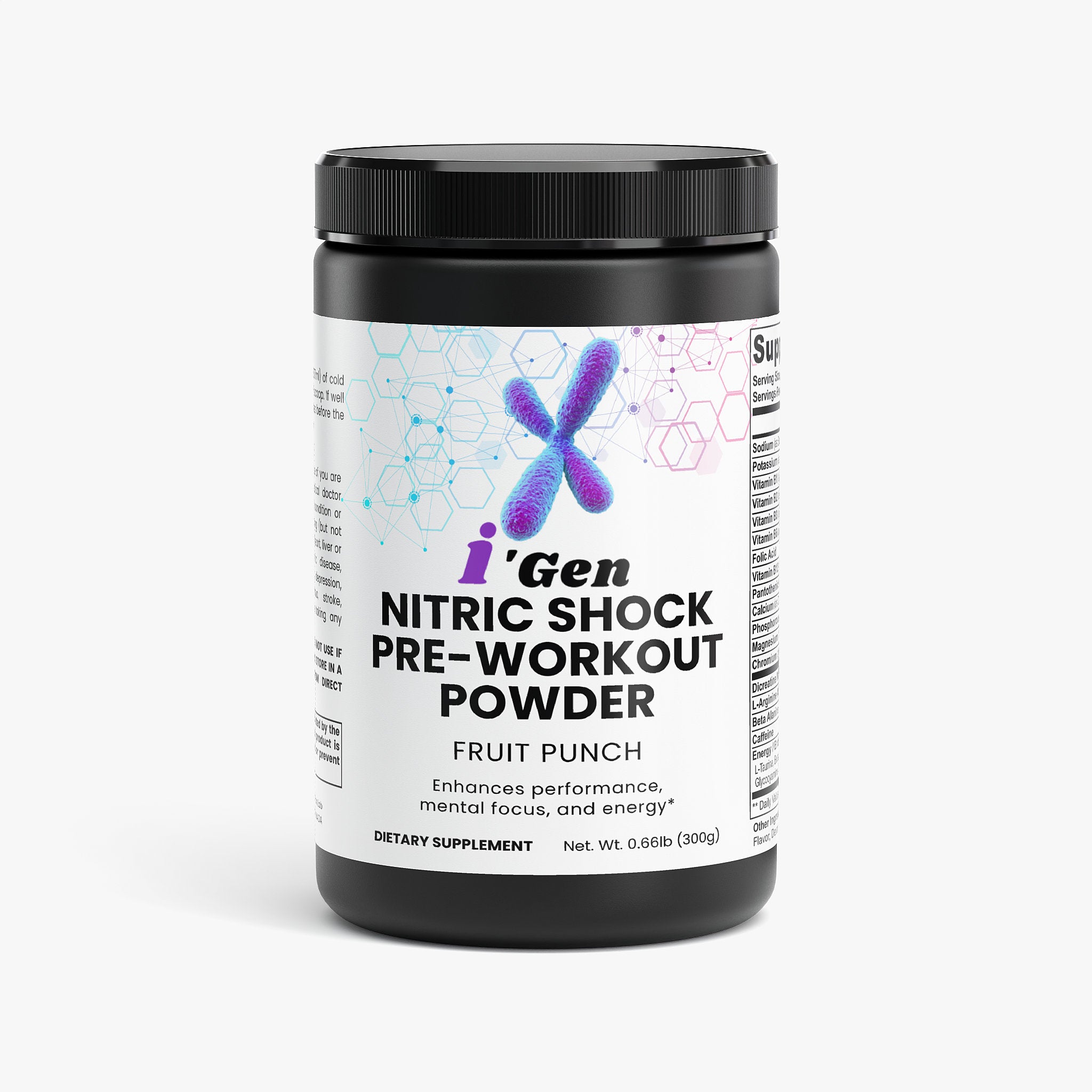 Nitric Shock Pre-Workout Powder (Fruit Punch)