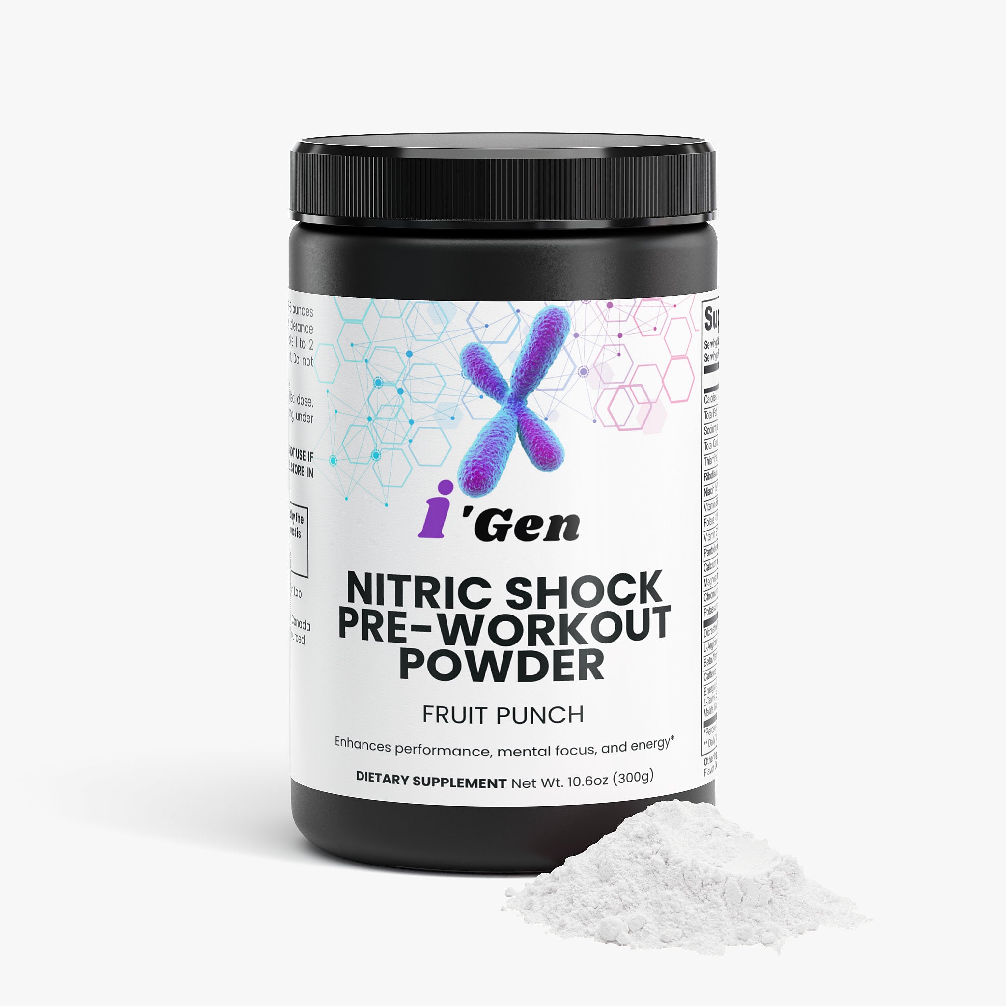 Nitric Shock Pre-Workout Powder (Fruit Punch)
